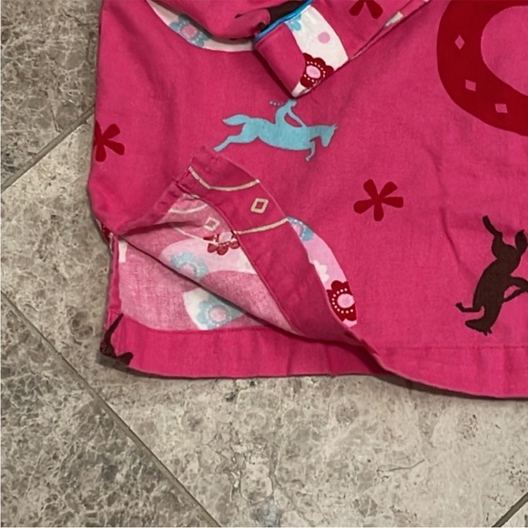 🤠 Victoria’s Secret Pink Horseshoe Cowgirl 💯% Cotton Flannel Pajama Set - Picture 8 of 16